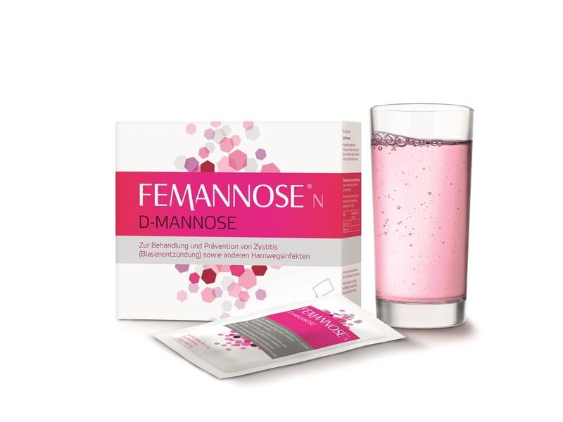 Femannose N D-Mannose 60 Beutel Zur Behandlung und Prävention von unkomplizierten Blasenentzündungen