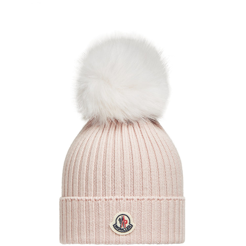 Køb Moncler Light Pink Beanie