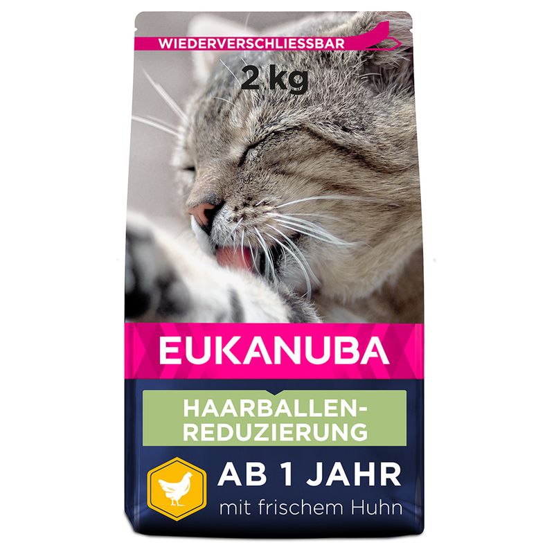 Eukanuba Hairball Control Adult, poulet