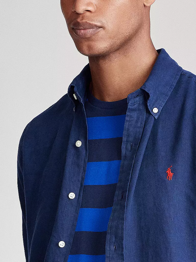 POLO RALPH LAUREN Leinenhemd dunkelblau