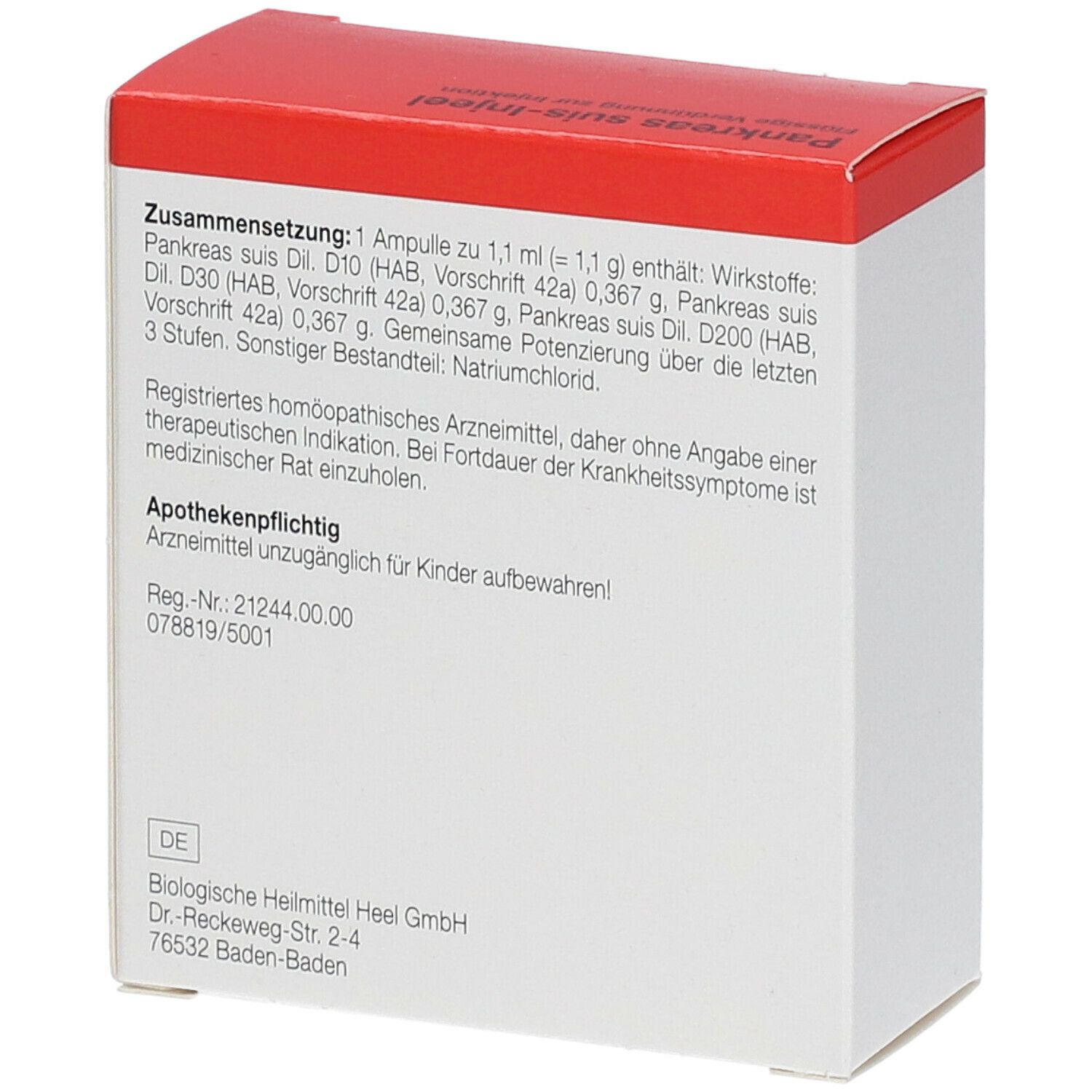 Pankreas suis-Injeel® Ampullen