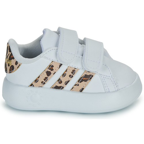 Adidas Sportswear - GRAND COURT 2.0 CF I - Blanc / Léaopard