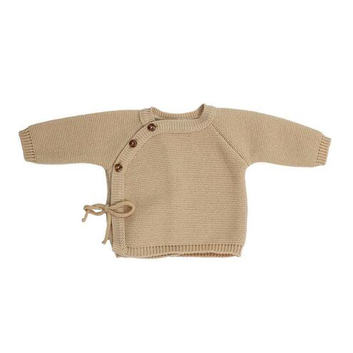 Brassière maille 0-1 mois - Caramel - TROIS KILOS SEPT