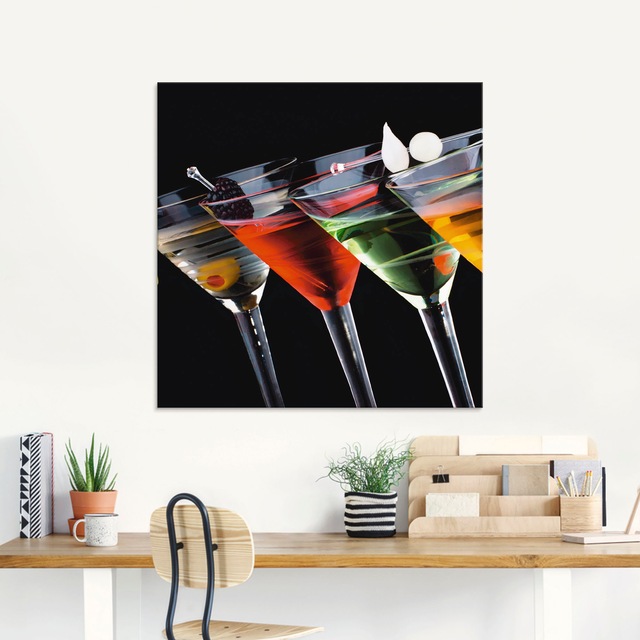 Artland Glasbild »Klassische Martini - Cocktail« Getränke 1 Stk. tlg. in verschiedenen Grössen