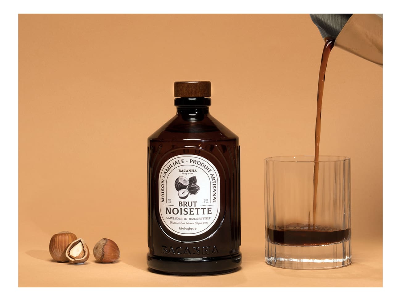 Sirop Bio noisette - 40 cl - Bacanha