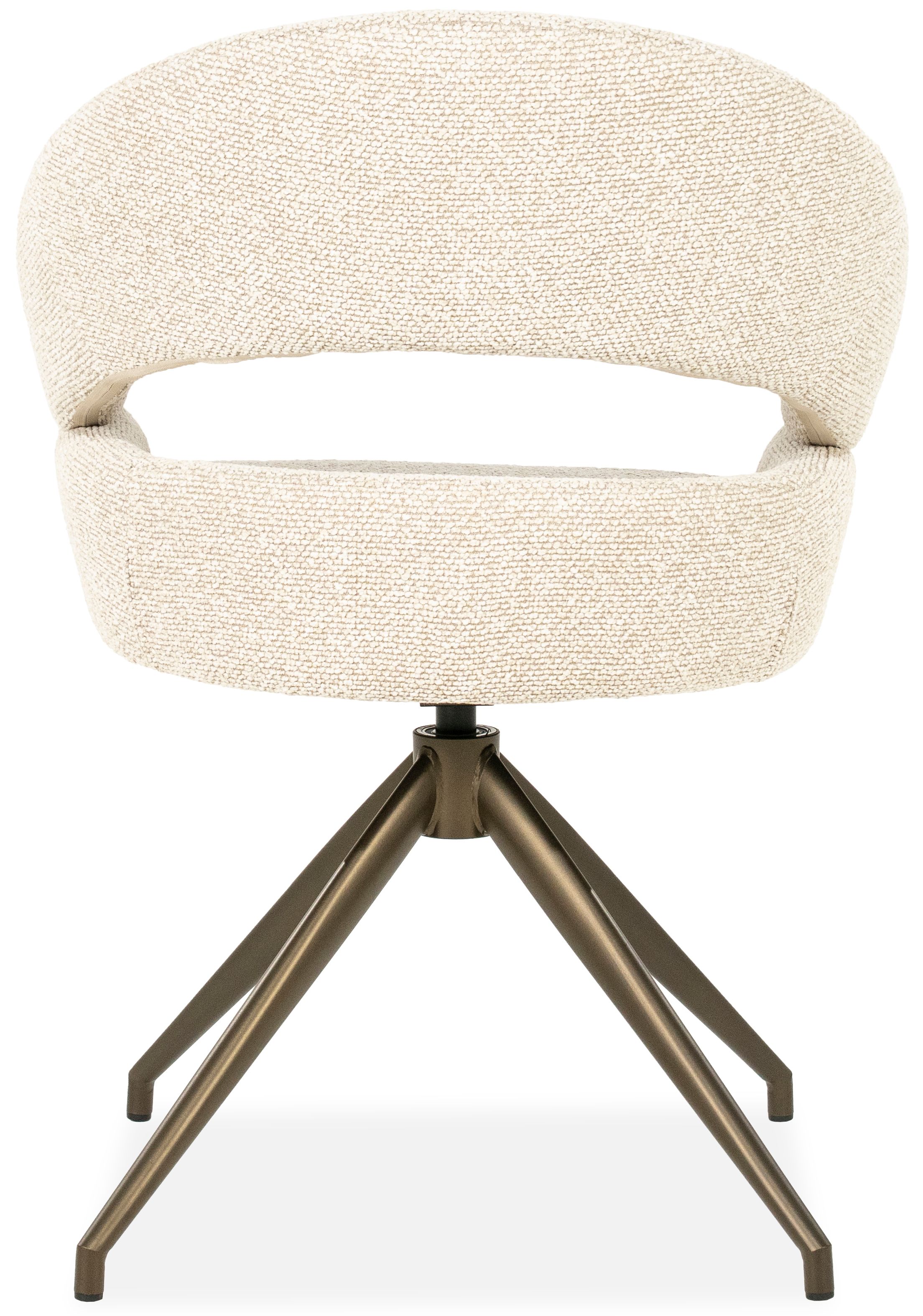 Eetkamerstoel Beige 96456 Hailey B58 x D60 x H80.5 cm