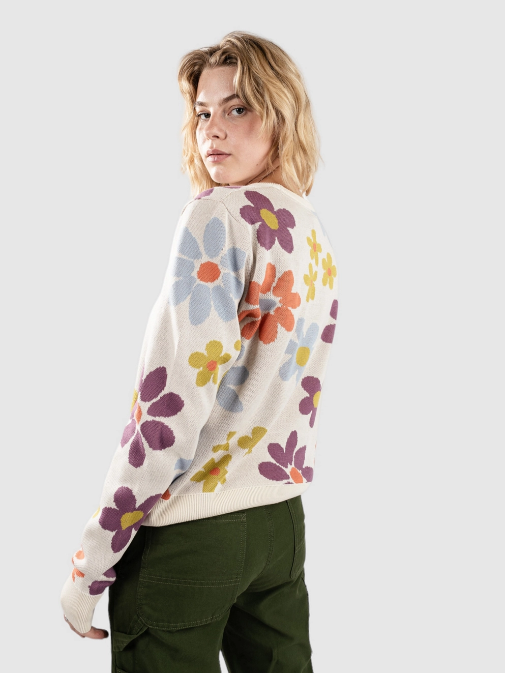 Kazane Franca Pullover flowers