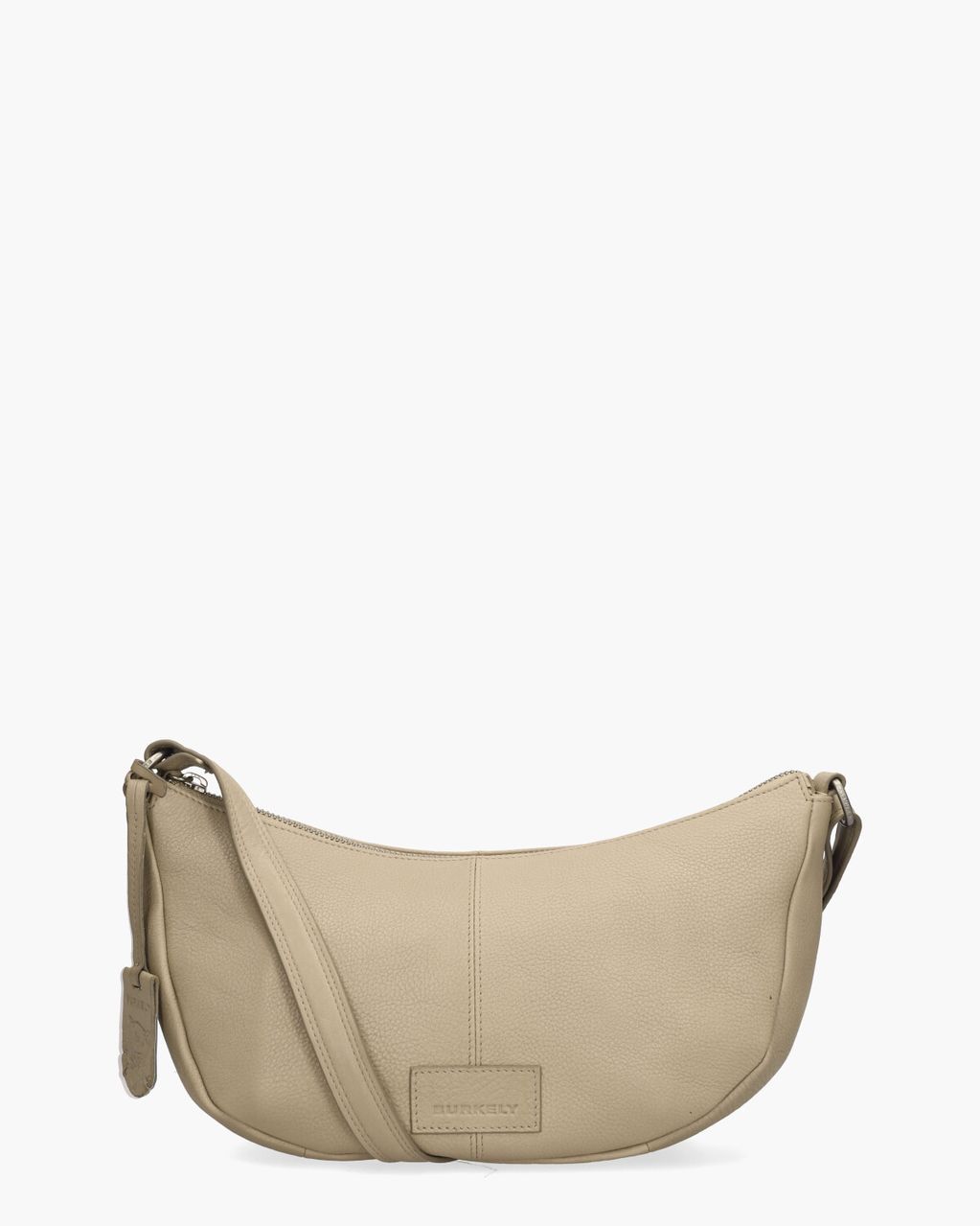 Burkely Soft Skylar Crossbody Round Bag Lichtgrijs Tas