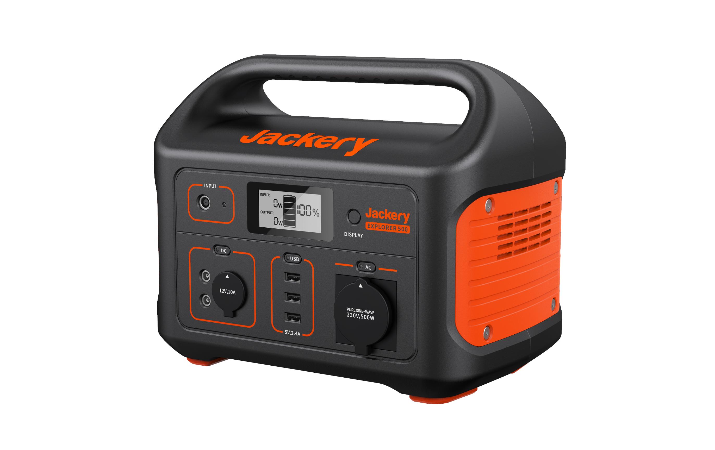 Power Station Explorer 500 518 Wh<br>Mobiler Stromspeicher und Stromgenerator mit 230 V Schuko Steckdose, Solar Generator