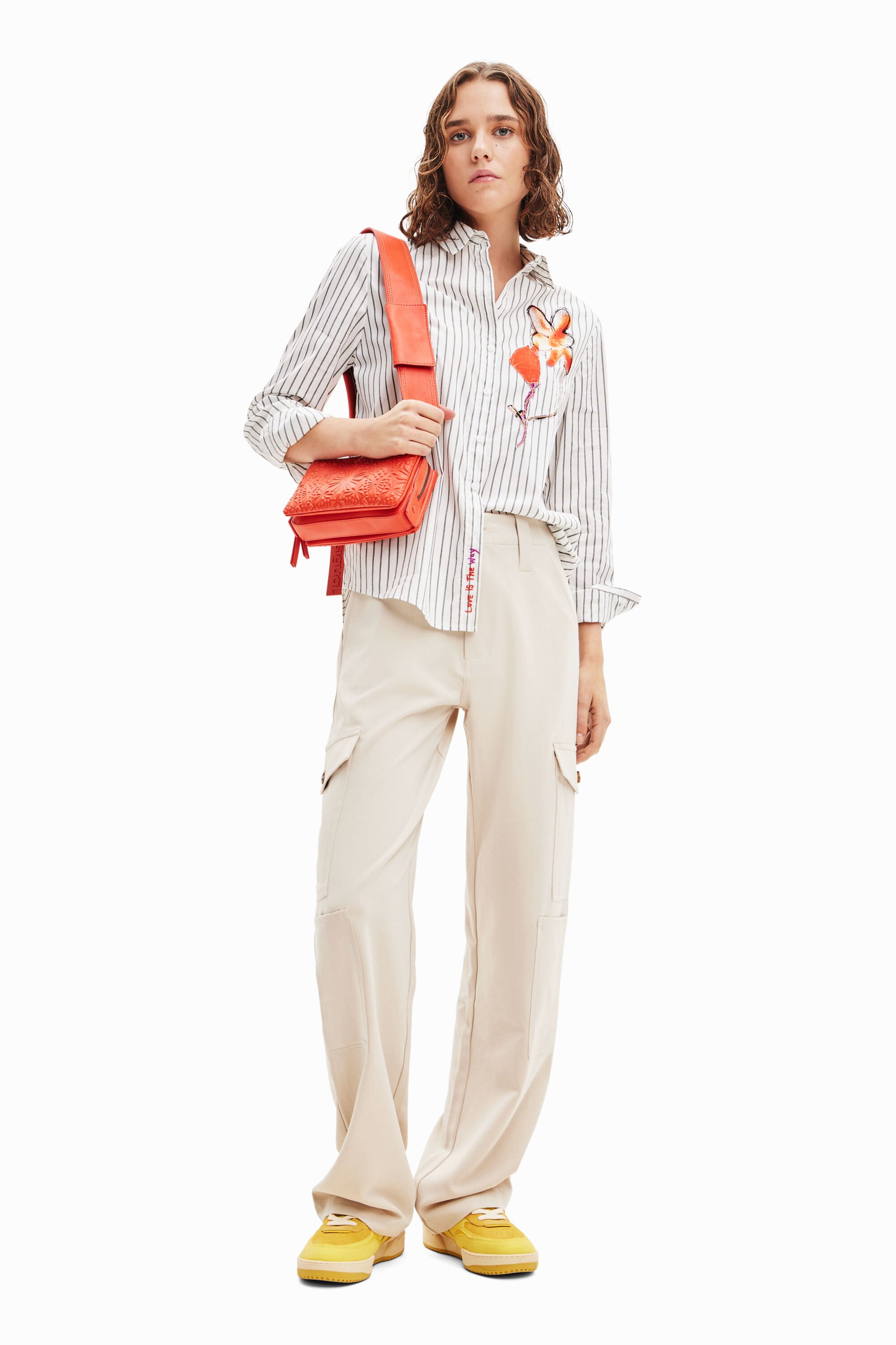 Pantalon cargo ample