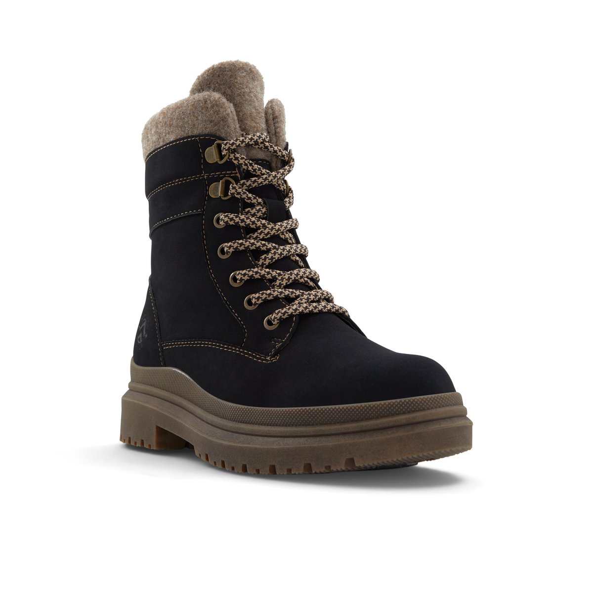 BANFF TRAIL PREMIUM-Aloderedar-Bottes de randonnée d'hiver - Talon plat - Noir