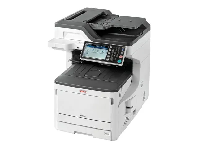 OKI MC853DN - Multifunktionsprinter - farve - LED - 297 x 431.8 mm (original) - A3 (medie) - op til 23 spm (kopiering) - op til 23 spm (udskriver) - 400 ark - 33.6 Kbps - USB 2.0, Gigabit LAN, USB vært