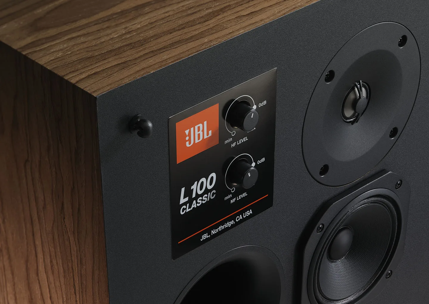 JBL L100MKII Orange (la paire) Enceintes colonne