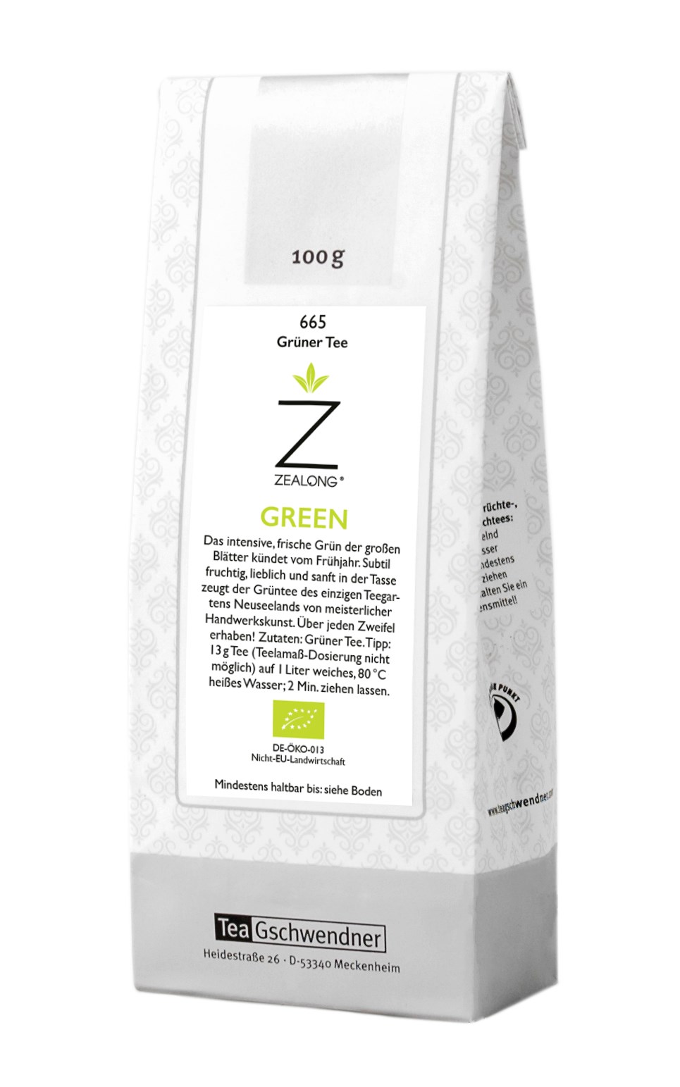Neuseeland Zealong Green Bio
