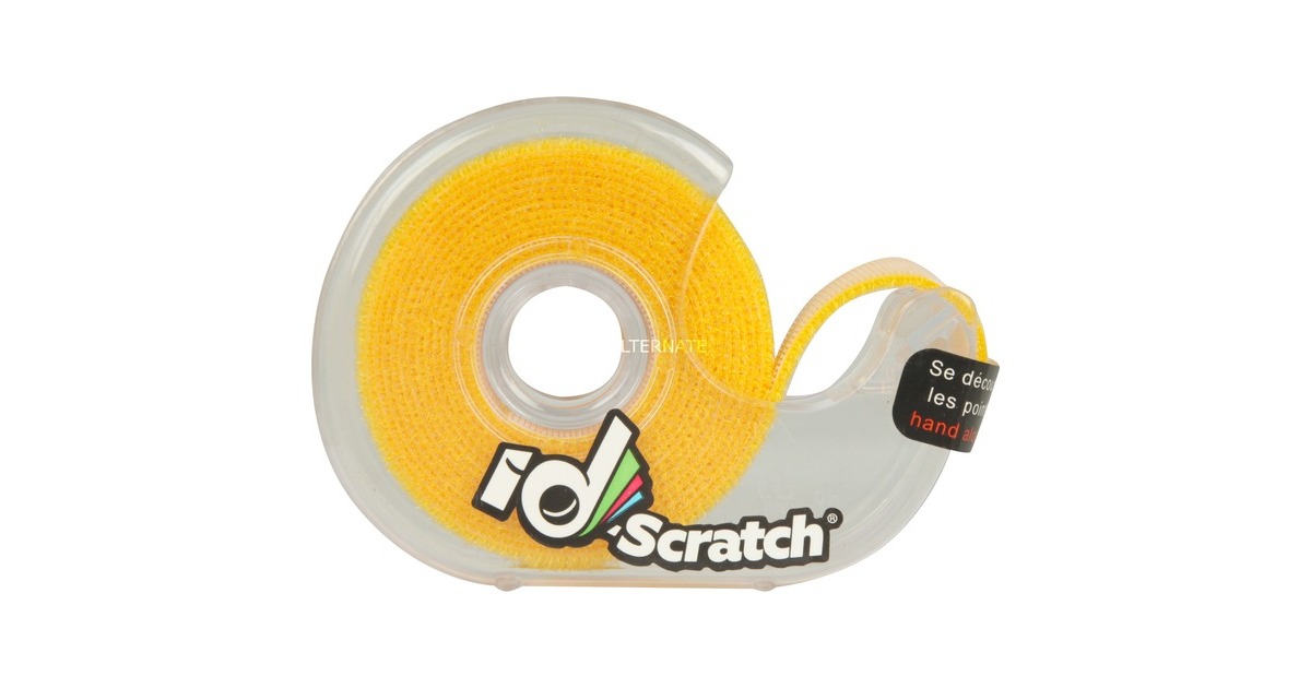 PatchseeID-Scratch Pre-Cut, 2 Meter kabelbinder  (Geel)