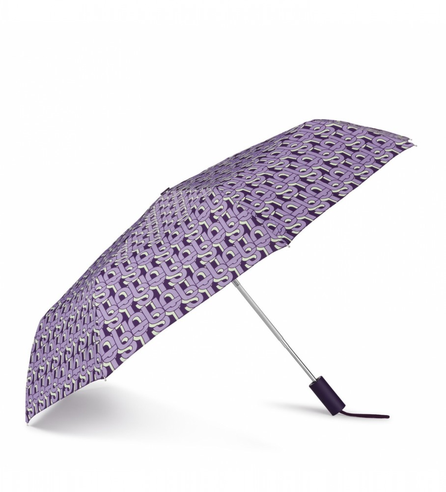 Guarda-chuva dobrável Tous T Manifesto Mauve