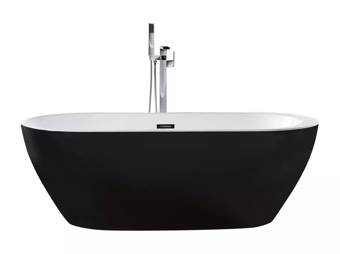 Baignoire îlot noire 170 x 80 cm NEVIS