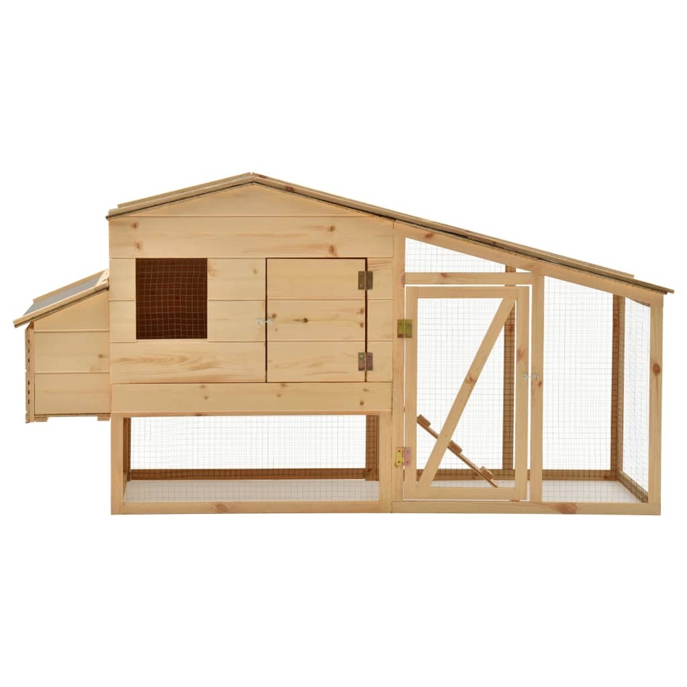 Poulailler 178 x 67 x 92 cm bois de pin massif