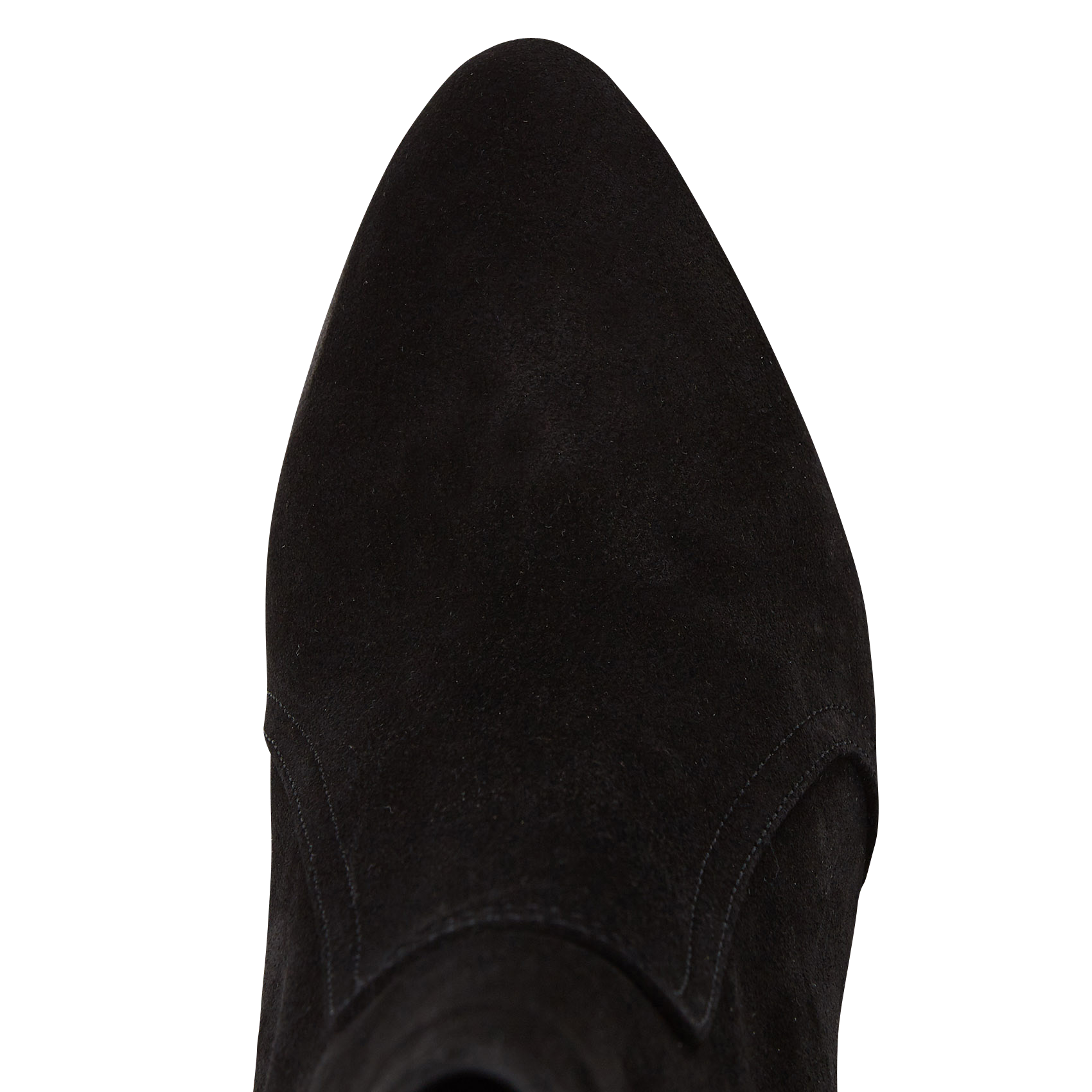 CAITLIN - Bottines à talons aiguilles en cuir | Noir
