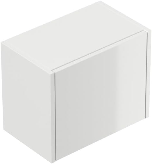 Magnolia Home Badmöbelset Roma XL 4-teilig LED-Spiegel Hochschrank 3er Boxen Farbe Weiss Hochglanz