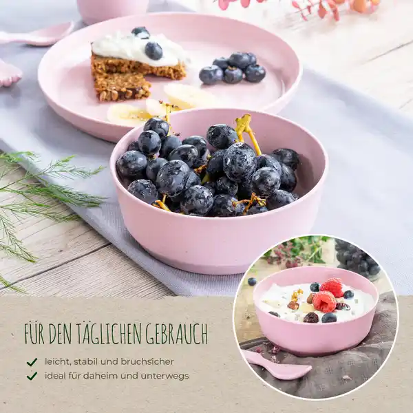 Growing Schale 2er Set rosa