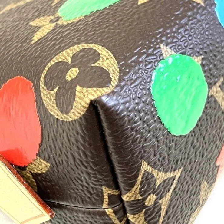 Louis Vuitton Vintage Louis Vuitton Cosmetic Pouch Brown