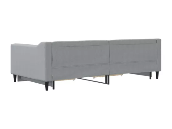 Lit de jour avec gigogne et tiroirs sans matelas 100x200 cm