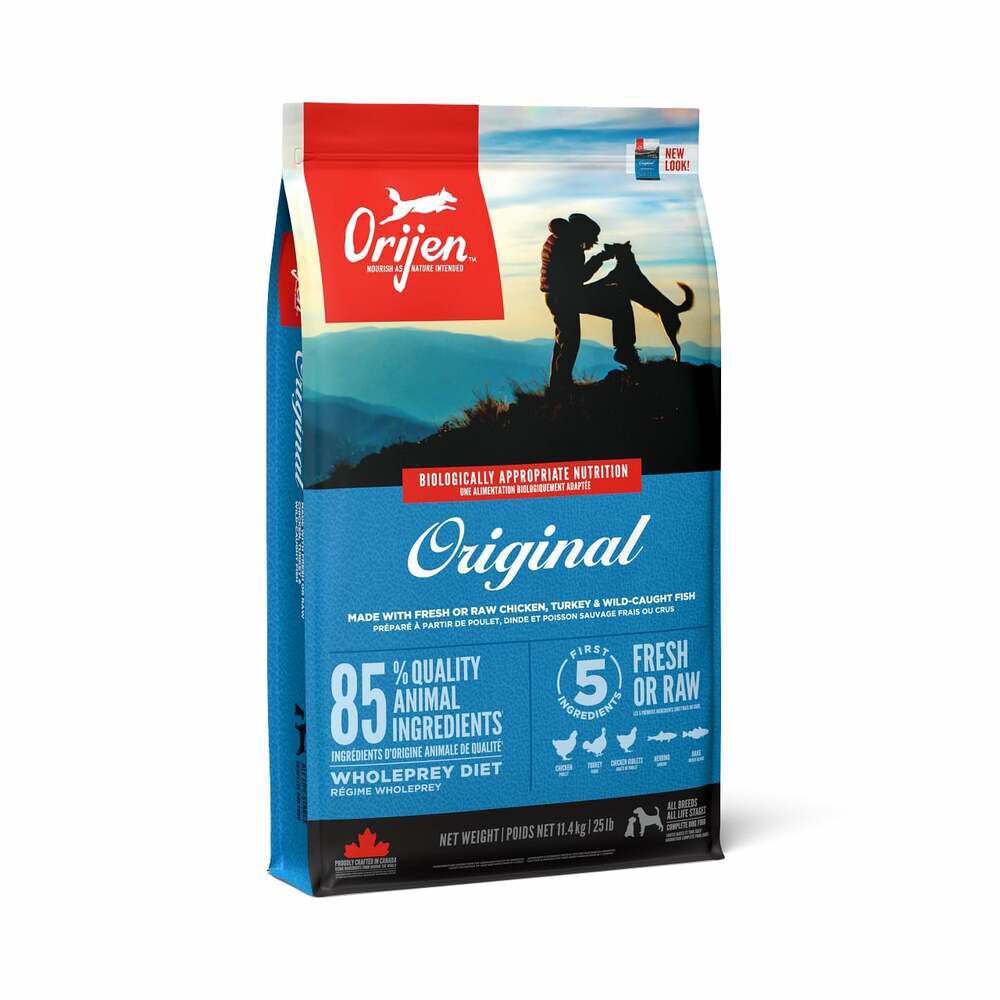 Orijen Original Dog Whole Prey - Hondenvoer - 11.4 Kilogram - kip