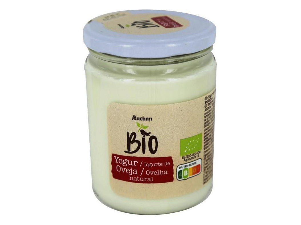 IOGURTE AUCHAN BIO DE OVELHA 420G