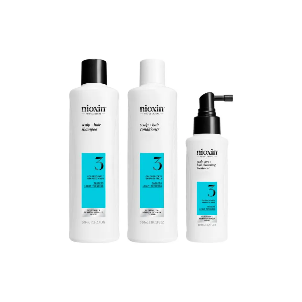 Nioxin System 3 Loyalty Kit for Colored/Dry/Damaged Hair - 1 stk.