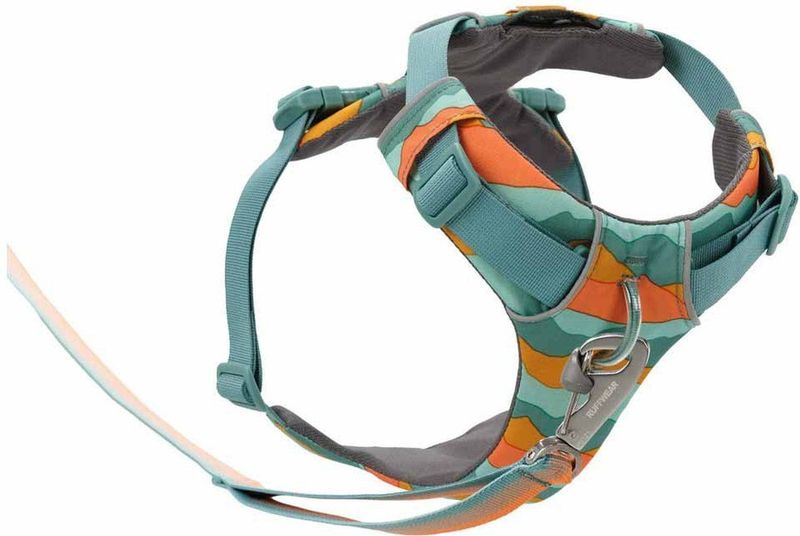 Ruffwear - Front Range - Hondentuig - Aurora Teal - Comfortabel Anti-trek Tuig