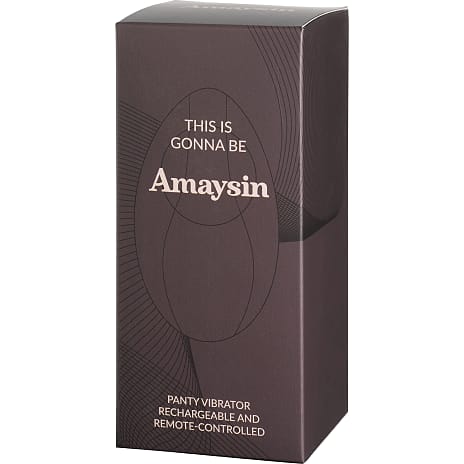Amaysin fjernbetjent trusse vibrator
