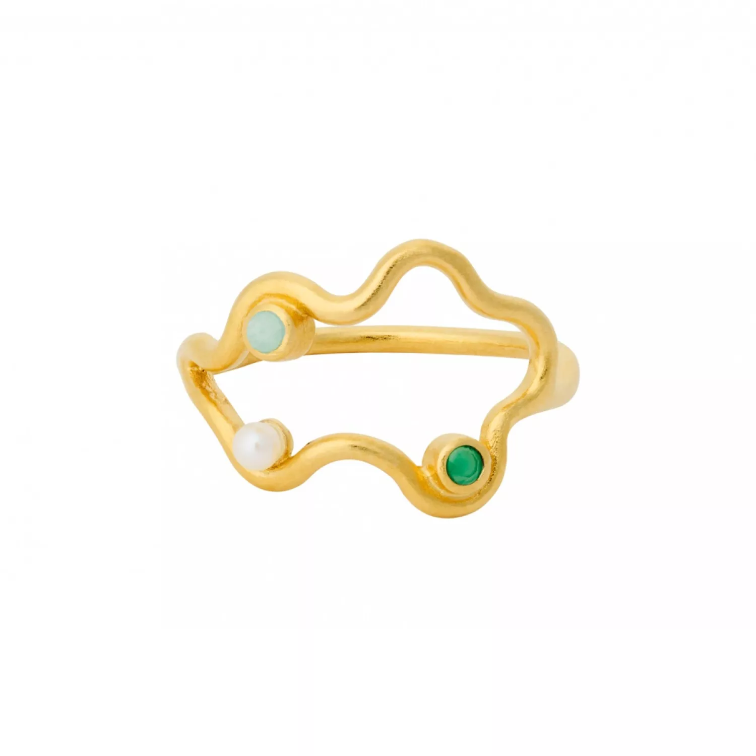 Pernille Corydon Cove Ring 18 kt. Forgyldt Sølv r-116-gp