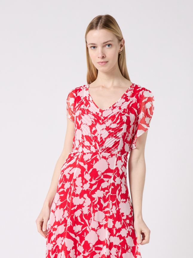Robe longue asymétique