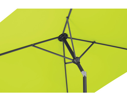 Schneider parasol tuinparasol Bilbao 210 x 130 cm rechthoekig appelgroen
