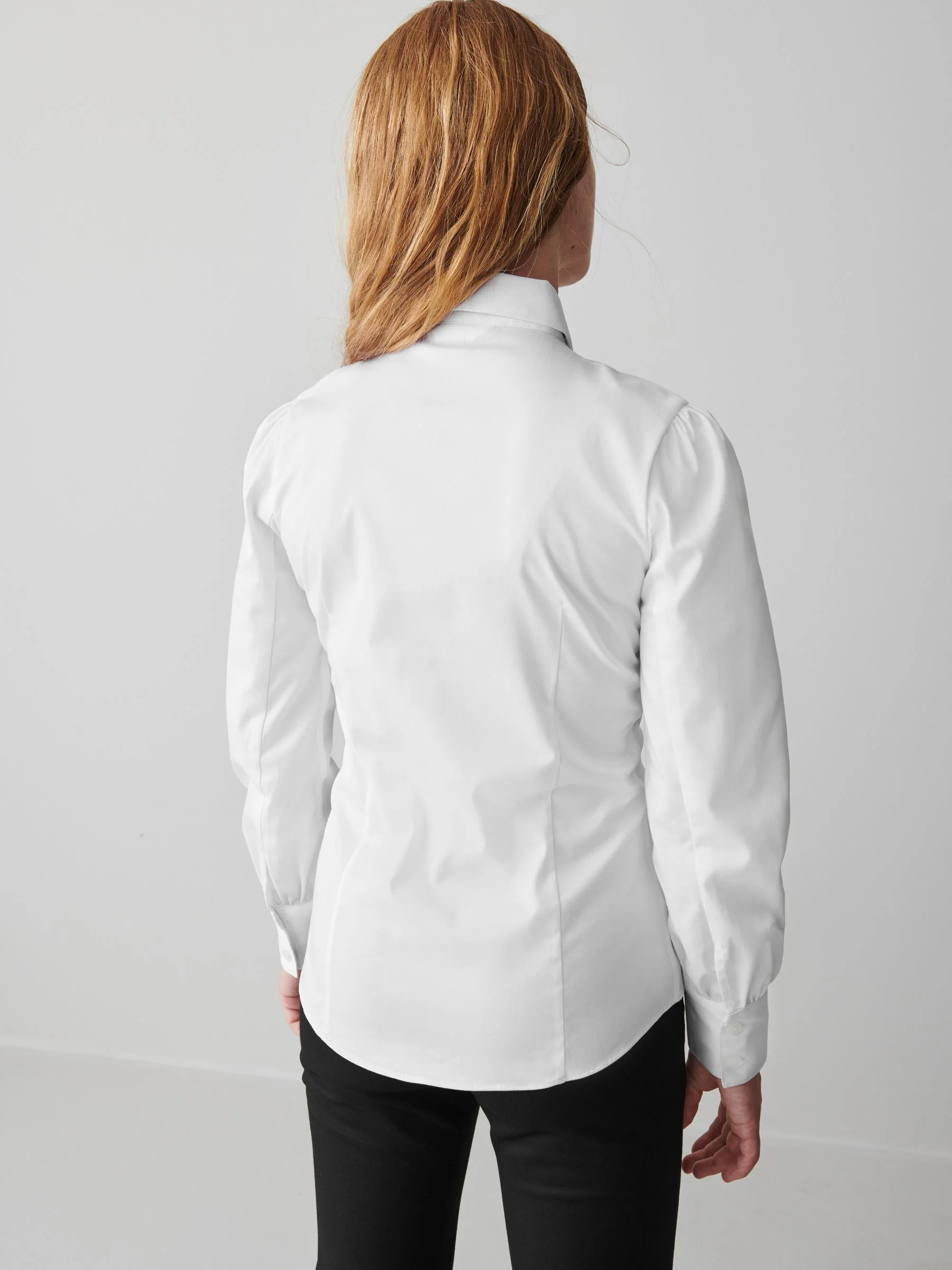 Clarks Fitted Long Sleeve School Shirt