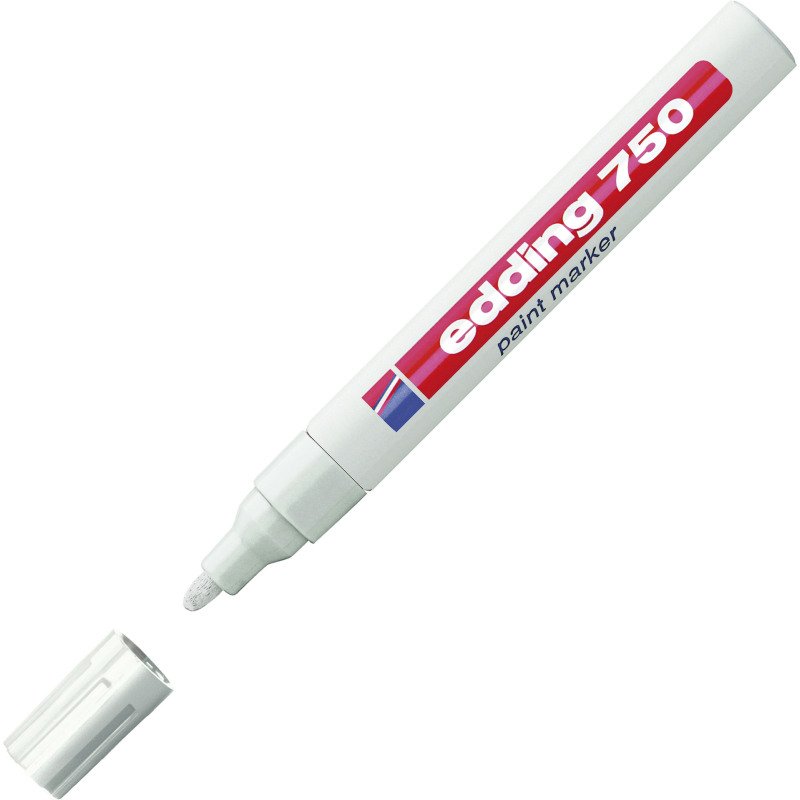 Marqueur permanent Edding 750 peinture pointe ogive de 2 à 4 mm