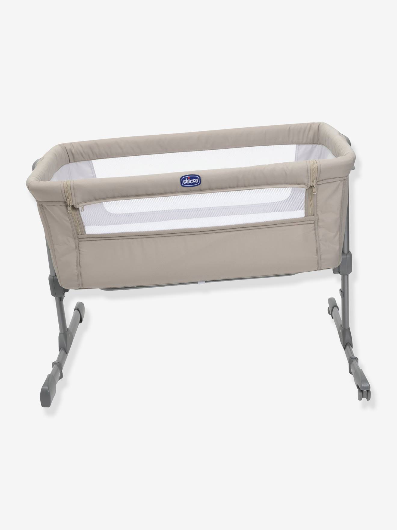 Berço Chicco Next2Me Essential para dormir junto com a família, azul