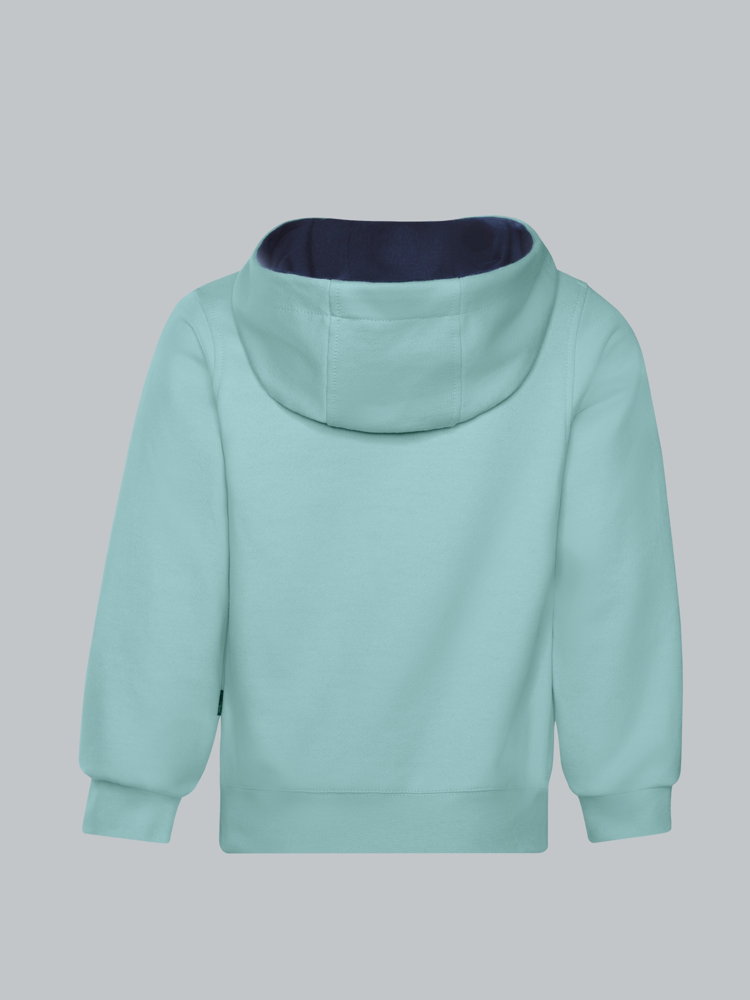 Hoodie mit großem Pferde-Printmotiv Gletscher
