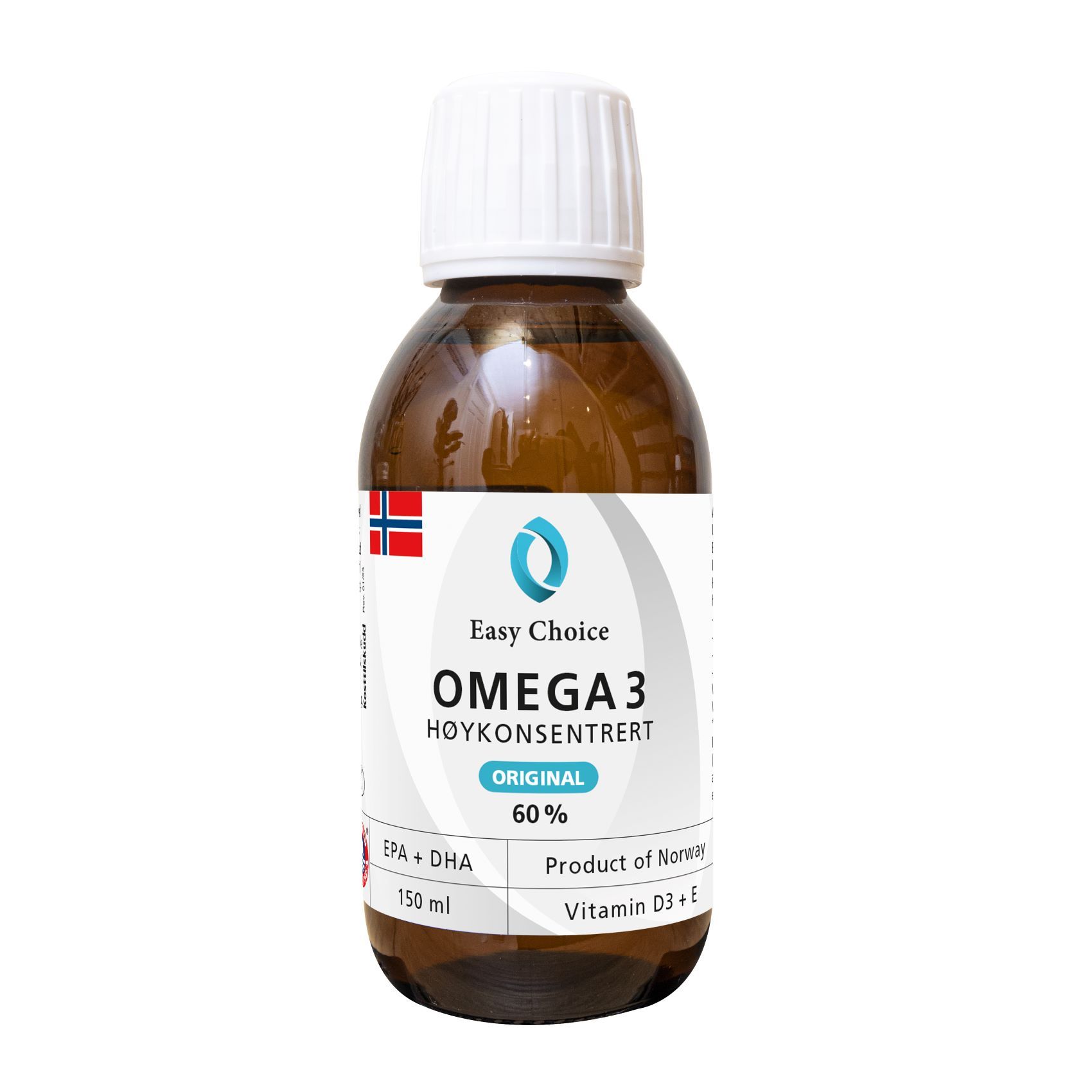 Easy Choice Omega 3 Høykonsentrert Original 60% Flytende