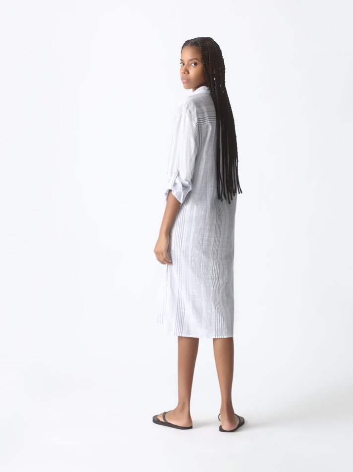 Caftan longo - Azul