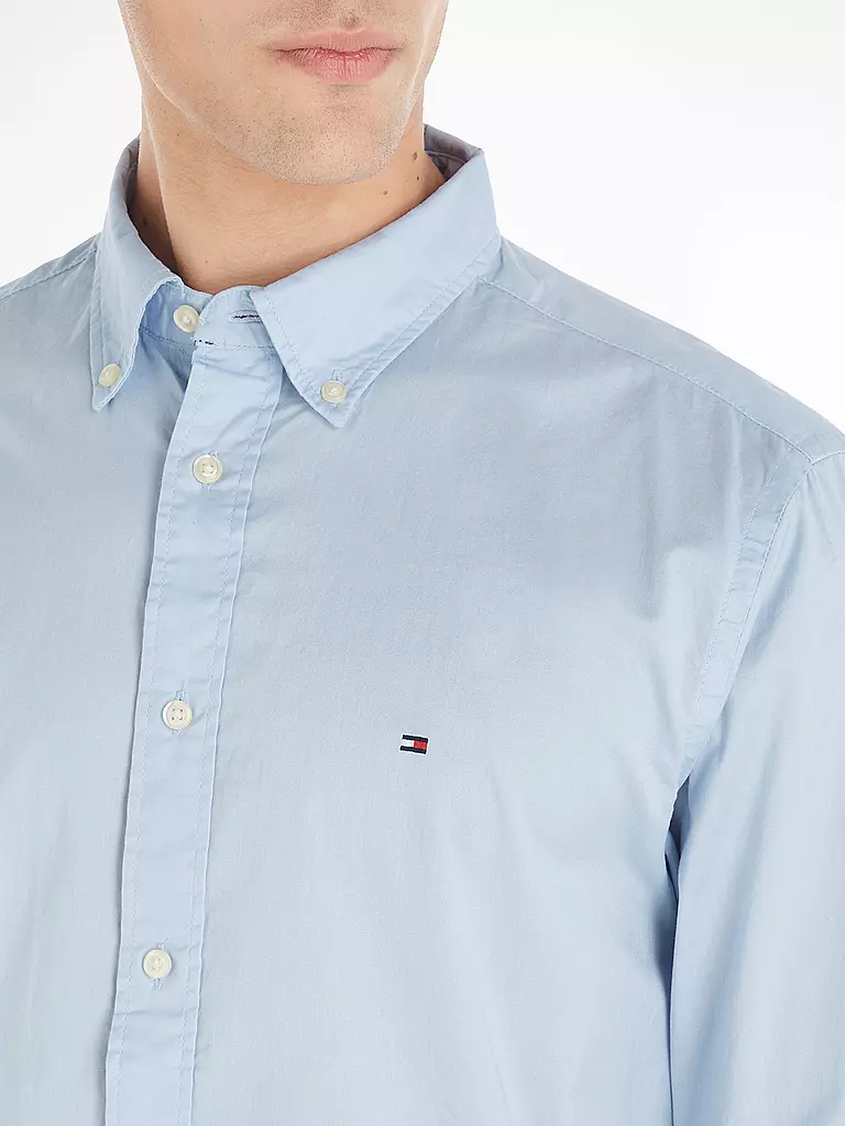 TOMMY HILFIGER Hemd Regular Fit  hellblau