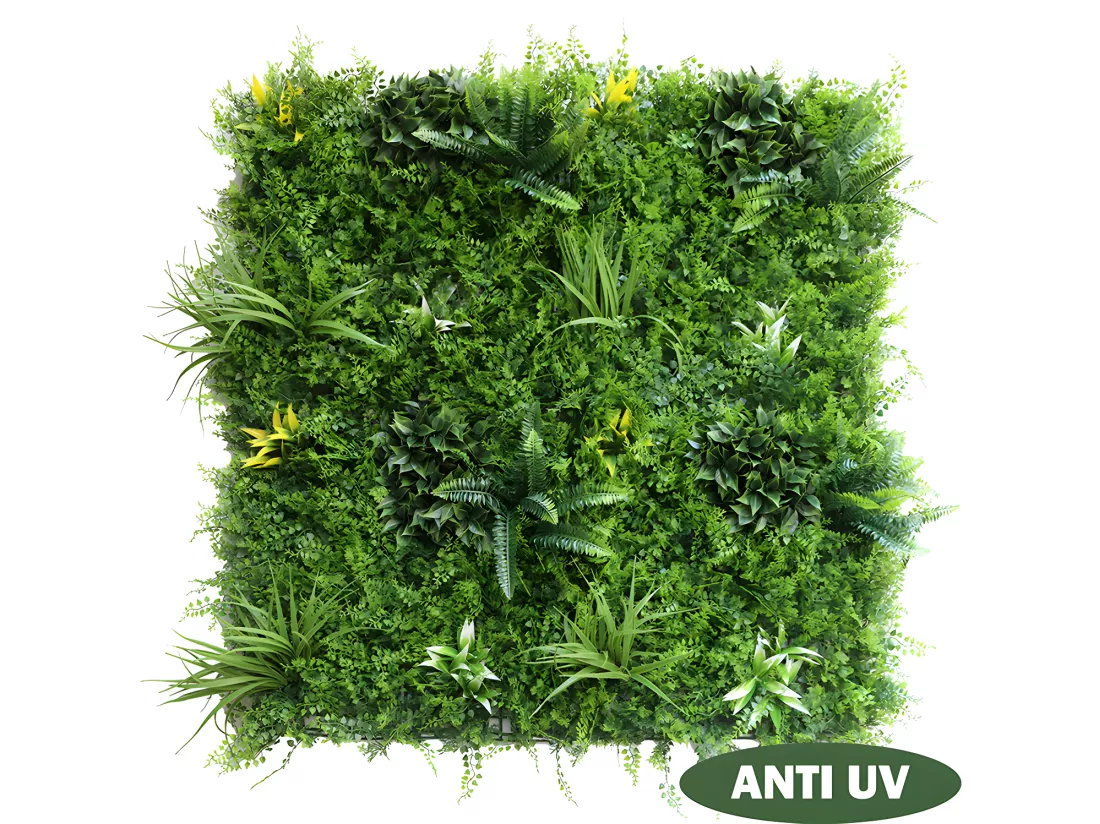 Mur végétal synthétique vert - pack de 1m² - NEWRY