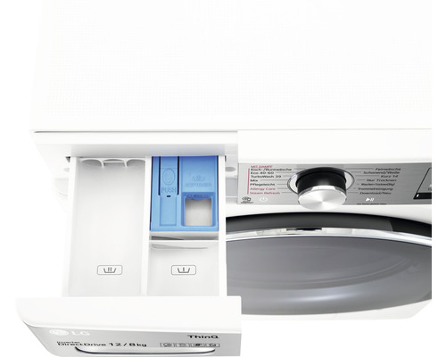 LG V9WD128H2 wasdroger, capaciteit 12 kg/8 kg