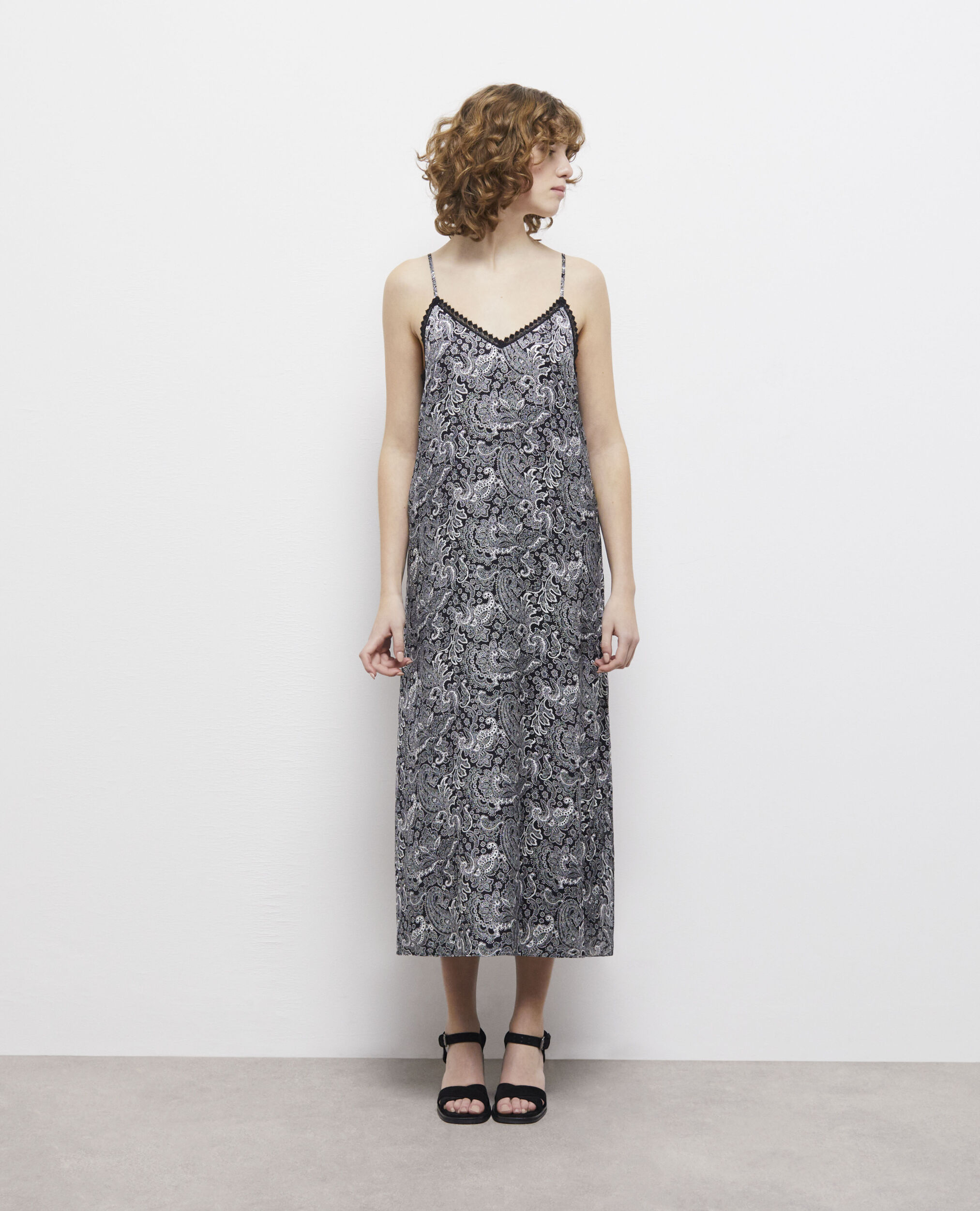Robe longue imprimée