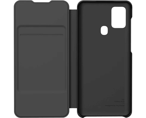 Samsung Wallet Flip Cover Black Galaxy A21s