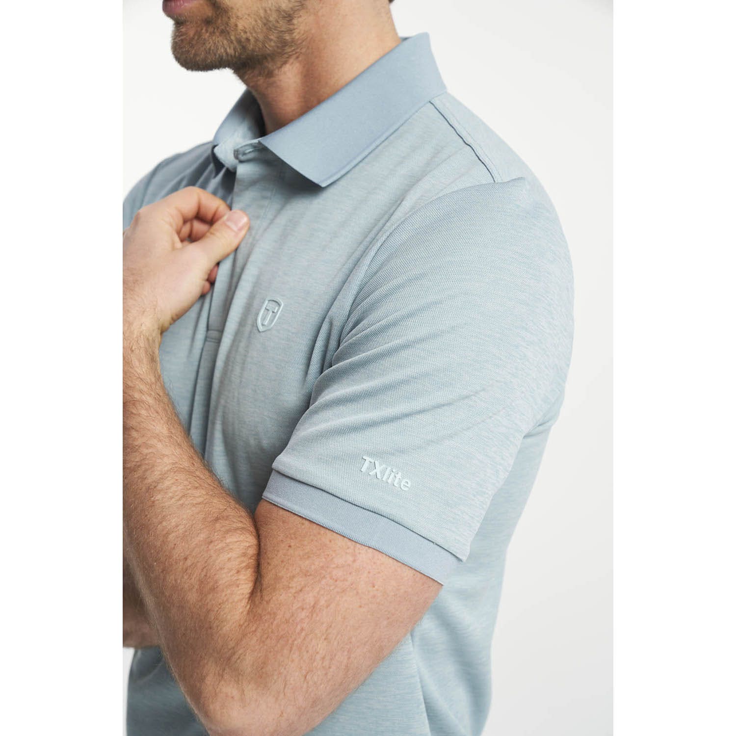 Tenson  TXlite Melange Polo Heren