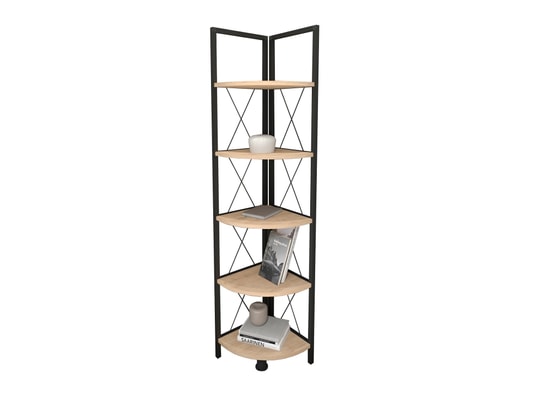 PEGANE - Etagère, bibliothèque d'angle avec 5 étagères