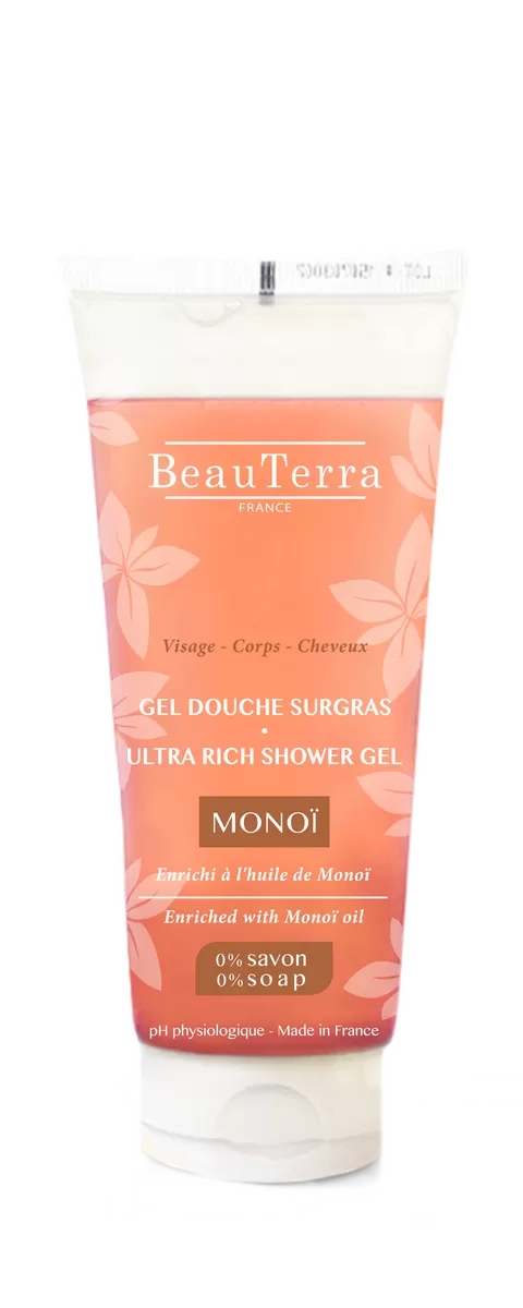 BeauTerra Ultra Rich Shower Gel Monoi - 200 ml.