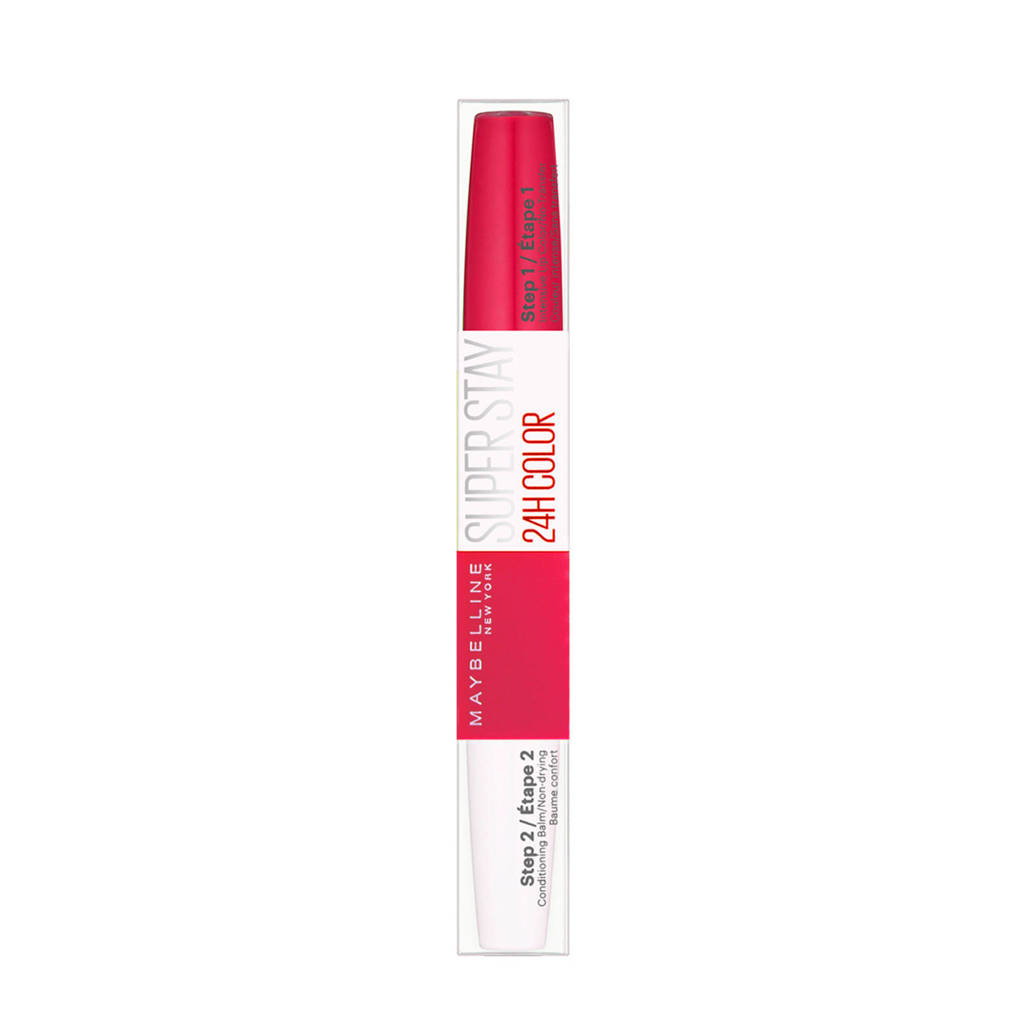 Blijft effectief!SuperStay 24HRS lippenstift - 195 Raspberry